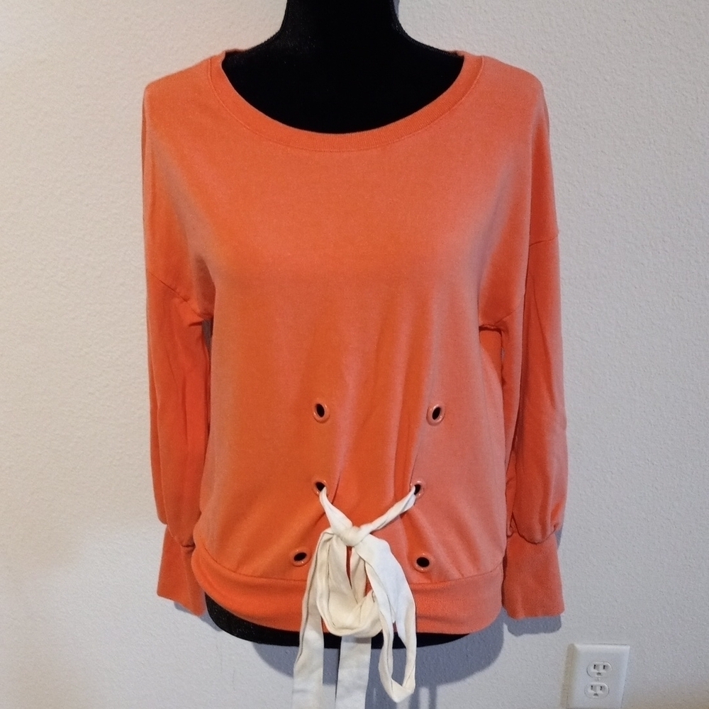 HALOGEN small peach sweatshirt